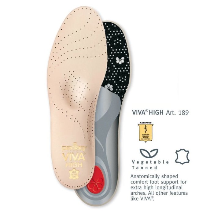德國 pedag VIVA HIGH 足部塑型鞋墊 ~ 美國足病協會認證，高足弓專用鞋墊