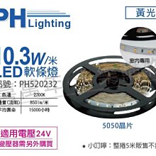 [喜萬年]含稅 PHILIPS飛利浦 LED LS062S 10.3 黃光 24V 5050 軟條燈_PH520232