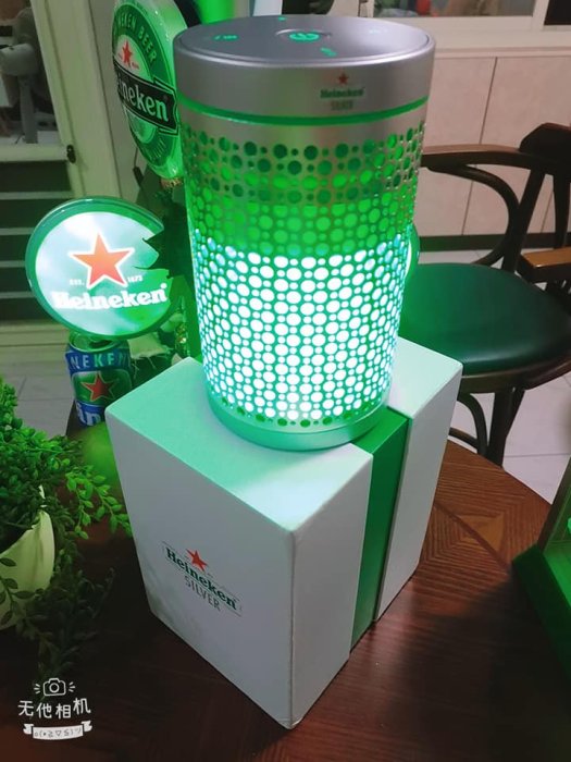 Heineken 海尼根 綠火焰 情境燈 氣氛燈 藍芽喇叭 海尼根招牌 海尼根收藏 非賣品收藏