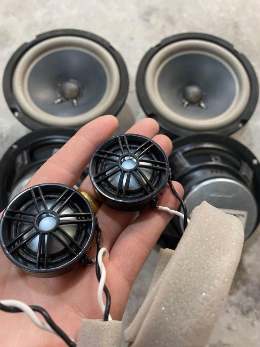 奧迪拆車正品博士bose6.5寸汽車二手喇叭中重低音響無損改裝升級-麵包の店