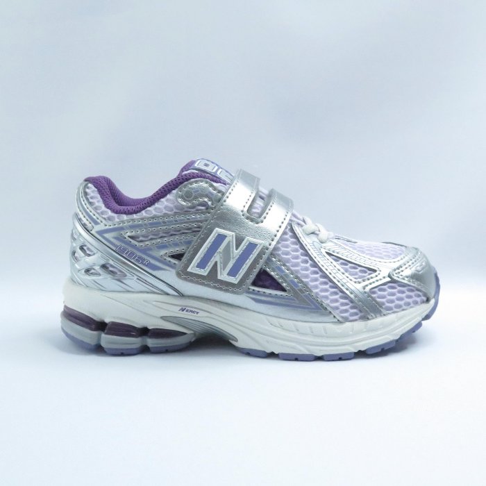 New Balance PV1906EK 1906 HOOK & LOOP 中童跑鞋 寬楦 銀粉紫【iSport愛運動】