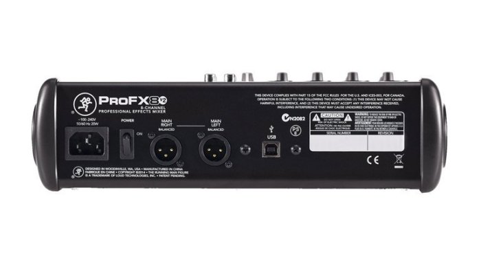 音響世界: Mackie ProFX8v2帶EQ及數位效果USB混音器 最新款二代機》-售完補貨中
