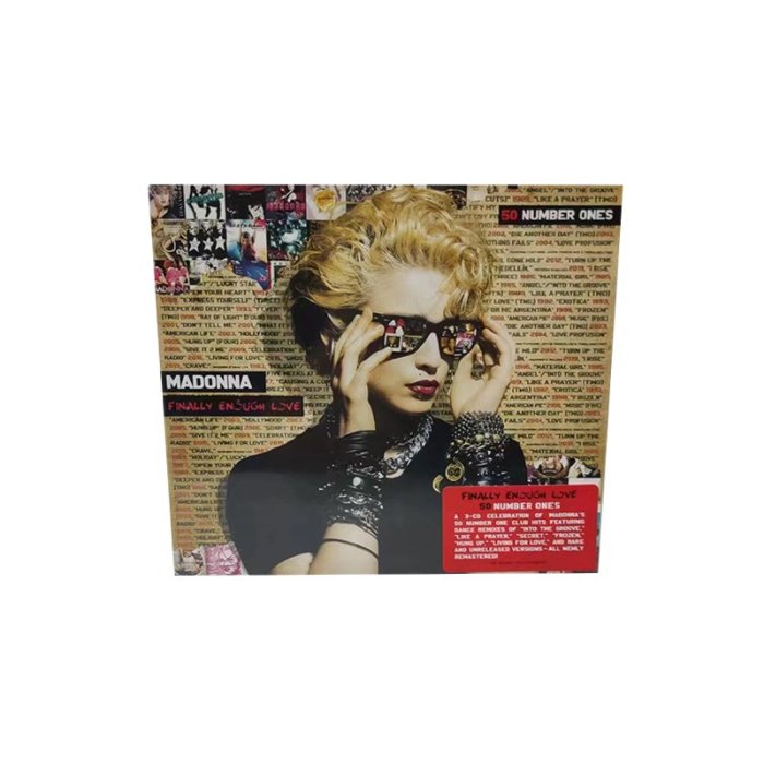 熱銷直出 現貨 麥當娜 Madonna Finally Enough Love: 50 Number Ones 3CD蝉韵文化音像動漫