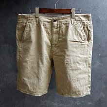 CA 美國品牌 LEVI'S 淺土黃 卡其短褲 36腰 一元起標無底價Q978