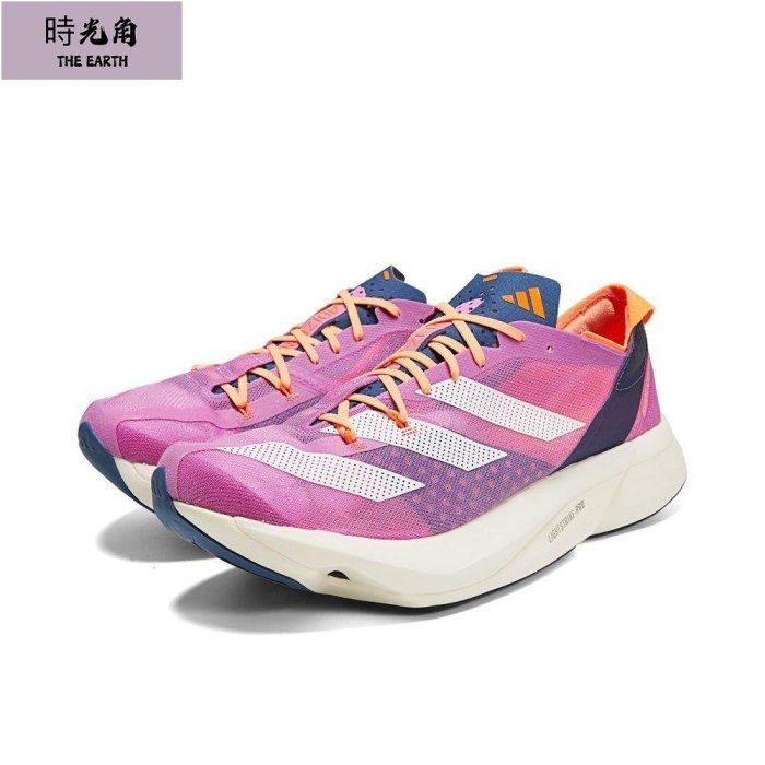 【時光角】 ADIZERO ADIOS PRO 3 中性跑鞋運動實戰男款跑步鞋純原