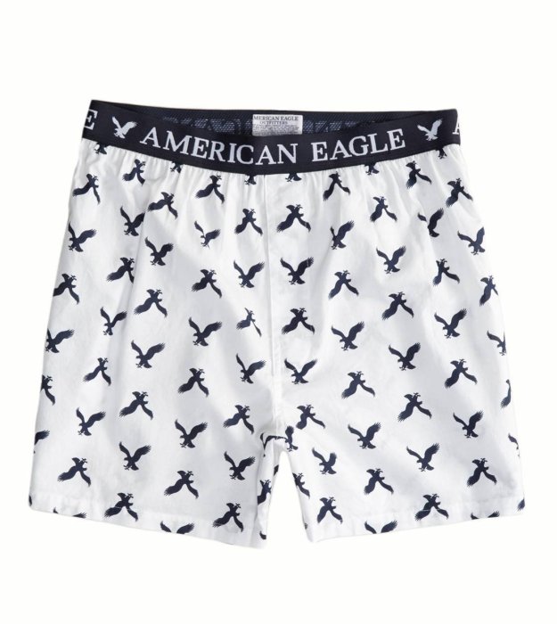 (BJGO) AMERICAN EAGLE_AE EAGLE BOXER 美國AE老鷹Logo標誌四角平口褲/內褲