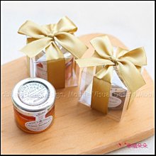 甜蜜蜜「透明盒裝」英國Tiptree果醬小禮盒 (金色緞帶) 迎賓禮 送客禮 位上禮 來店禮 婚禮小物 結婚