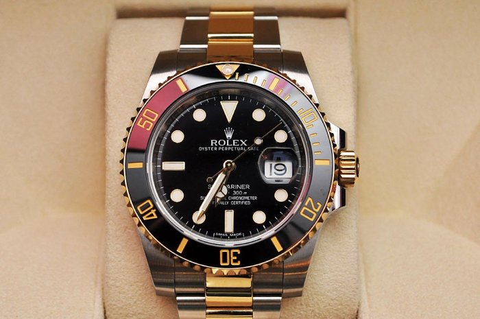 「2019-9保卡」 ROLEX 勞力士 Submariner 116613LN 潛航者 半金 黑水鬼 自動上鍊潛水腕錶