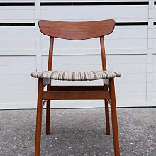 【覓得-一元起標】〔丹麥柚木餐椅〕老件 老椅 工作椅 單椅 梳妝椅 舊貨 北歐 vintage mod 60s