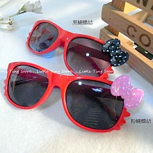 MIT台灣製外銷歐美 兒童太陽眼鏡 貓咪鏡框星星蝴蝶結造型膠框墨鏡 防曬眼鏡UV400 紅