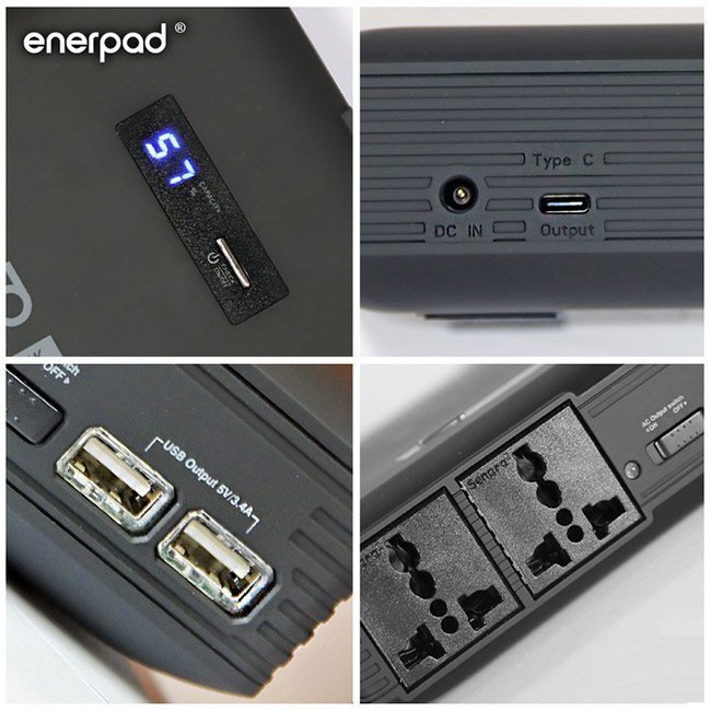 【鋐瑞電池】輕量級 戶外用電 移動電源 enerpad AC42K 110V插座 USB充電 停電 攝影 電捲棒 空拍機