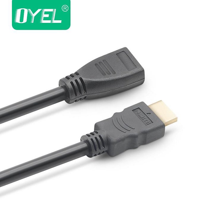 HDMI延長線加長線公對母高清線公轉母轉接頭對接頭0.3米0.5米1米~沁沁百貨