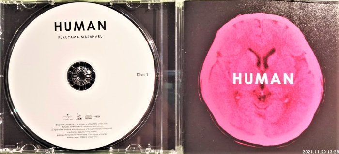 福山雅治 ~ HUMAN 【初回限定MUSIC CLIP COLLECTION DVD付盤 三方背