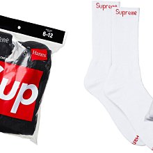 【日貨代購CITY】Supreme  HANES CREW SOCKS 4-pack LOGO 襪子 長襪 兩色 現貨
