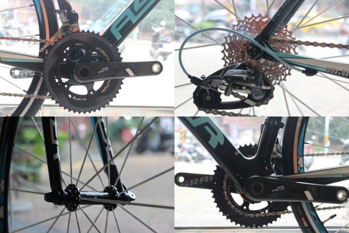 亞速百克 亞仕大Aster 全新 Contend sram force 22S 碳纖彎把公路車/跑車