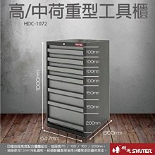 樹德 SHUTER HDC重型工具櫃 HDC-1072 櫥櫃 文件櫃