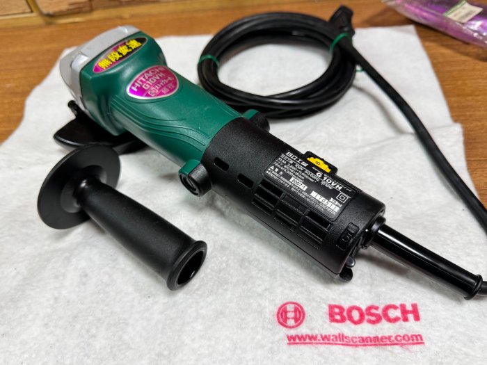 "外匯嚴選" HITACHI 日立 G10VH 可調速 4" 平面 砂輪機/研磨機 二手/中古 日本原裝 非PDA100K