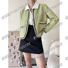 愛尚購08/17司南 小香風綠色短外套女裝小眾設計小個子2023年春季新款 SN1165