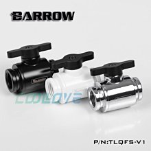 小白的生活工場*Barrow G1/4 亮銀 MINI鋁合金把手雙內牙止水球閥TLQFS-V1