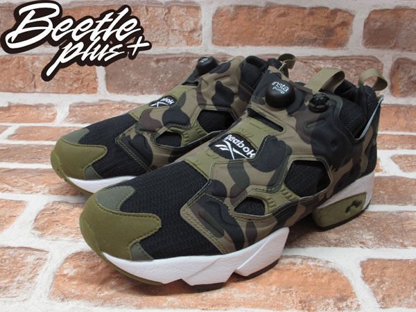 BEETLE REEBOK PUMP FURY MITA SNEAKERS BAPE 迷彩 猿人 余文樂 V61765