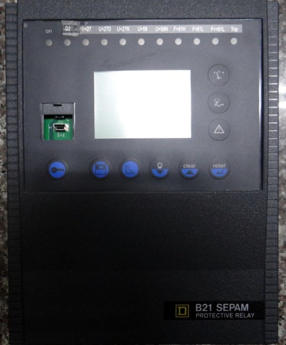 Schneider Sepam 施耐德電機 保護電驛操作面板(新品)、CCA630、MES114、CCT640 備品組件