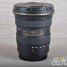 【品光數位】Tokina AT-X Pro DX 11-20mm F2.8 For CANON #124216