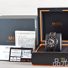 【品光數位】MIDO M0384363705100 Multifort 系列 鏤空機械錶 45mm #117833