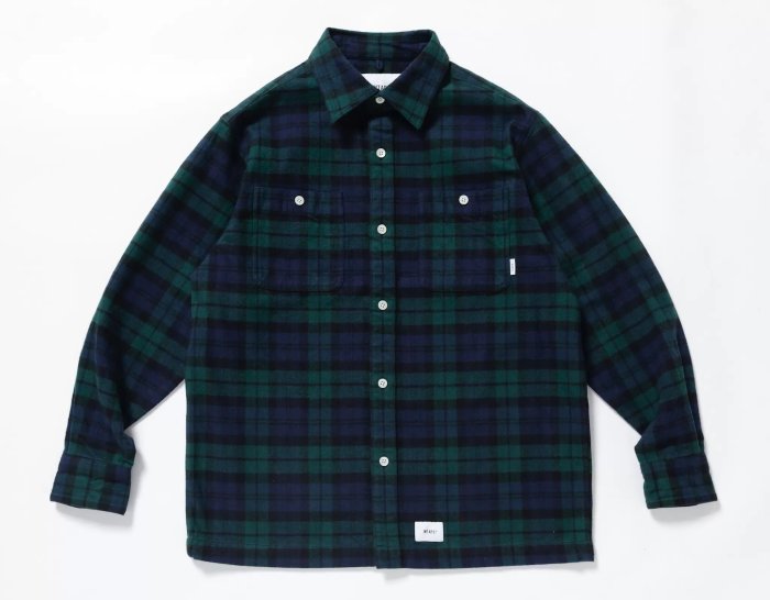 WTAPS 19AW UNION LS / SHIRT. COTTON. TWILL. TEXTILE 格紋襯衫 ...