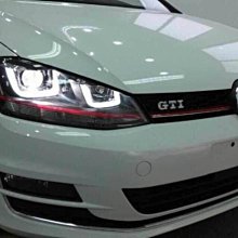 【小鳥的店】福斯 GOLF 7 七代 GTI  HID 樣式 大燈 總成 DRL LED 日行燈