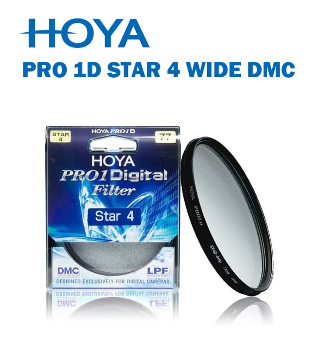 【EC數位】HOYA PRO 1D STAR 4 WIDE DMC 55mm 廣角薄框 多層膜 十字鏡 4X 保護鏡