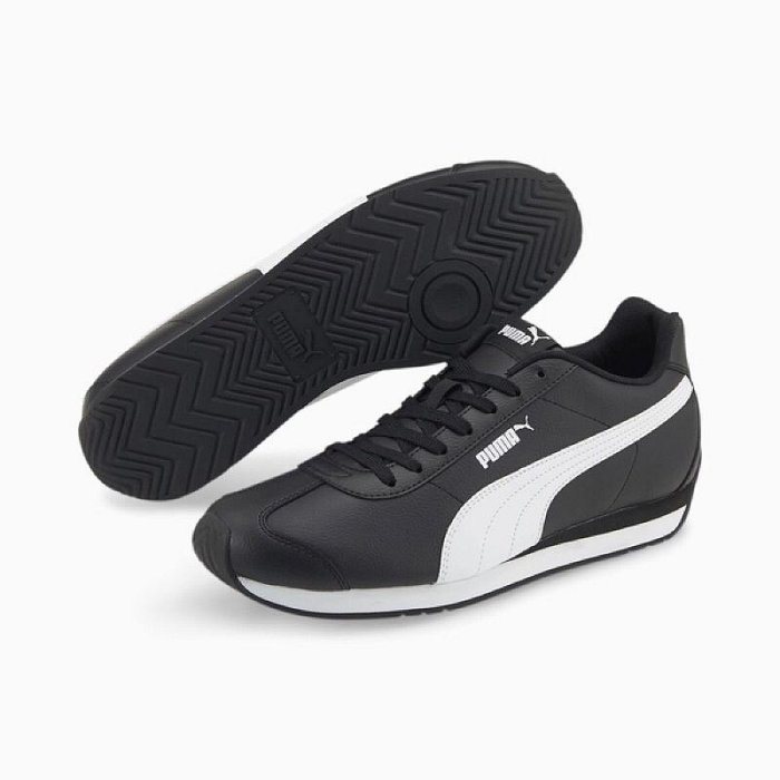 PUMA Turin 3 男鞋 女鞋 休閒 復古 皮革 情侶款 白 黑 38303705 06 NO.1395 1396