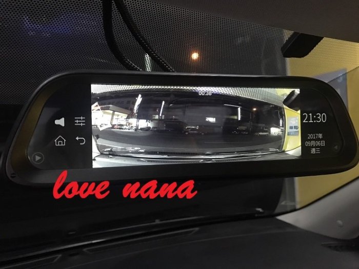 [[娜娜汽車]] 日產 new x-trail 專用 4錄行車紀錄器 原廠行後視鏡 全螢幕顯示 贈2張16G