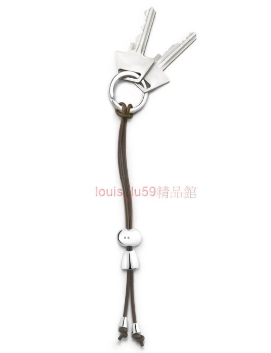 7-11 喬治傑生 GEORG JENSEN 精品Alfredo Key Ring【幸福家庭限量鑰匙圈: 男孩款】全新