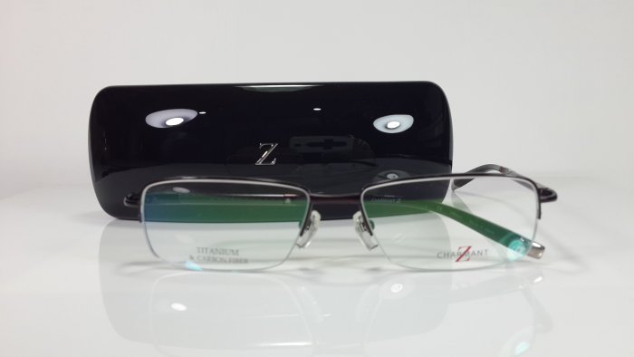 CHARMANT-Z 光學眼鏡 ZT11778-BU (酒紅-黑) 日本製鈦合金鏡框 菁英系列