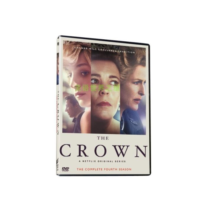 美劇 王冠The Crown 第4季3DVD英文發音字幕無中文