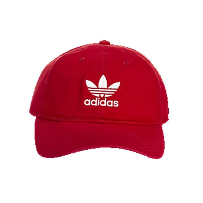 【A-KAY0】ADIDAS RELAXED STRAPBACK RED 老帽 紅白【CI7678】