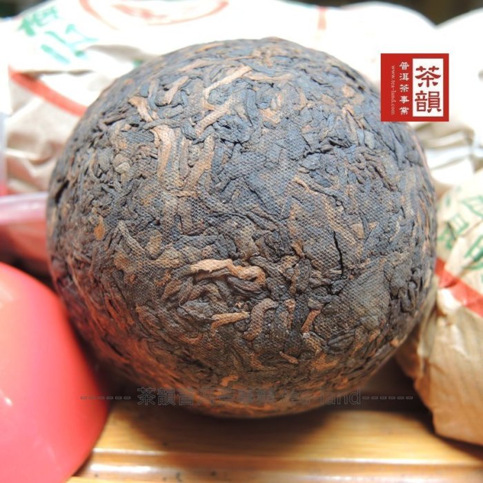 【茶韻】2003年 花園茶廠 金冠甲級 熟沱 普洱茶 便宜又好喝!!【優質茶樣30克】茶韻保真 實體店面