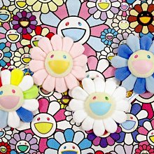 【日貨代購CITY】Kaikai Kiki FLOWERS 8cm 村上隆 白彩色 太陽花 別針 吊飾 新款 4色 現貨
