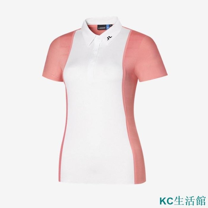 MK生活館❃高爾夫夏季新款女士短袖 T 卹舒適透氣速乾修身高爾夫運動女士服裝