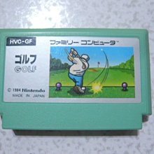 【~嘟嘟電玩屋~】FC 日版卡帶 ~ GOLF 　高爾夫球（封面有圖）