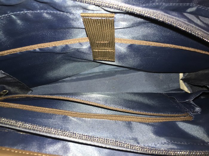 二手 無印良品 MUJI 深藍色 公事包 NB 筆電包 有背帶 側背包 業務 上班族