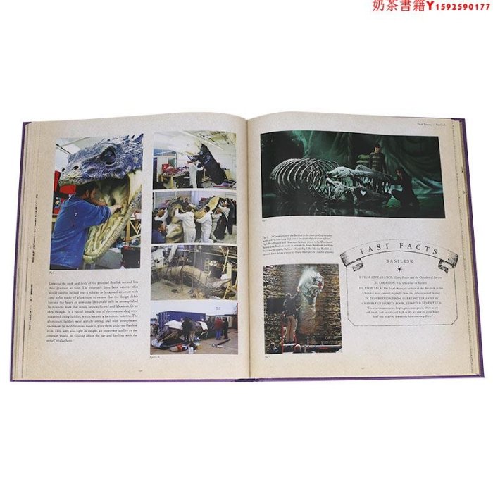 【預售】 Harry Potter The Creature Vault 哈利波特生物倉庫紫皮書 藝術設定集神奇故事書藝術類書籍·奶茶書籍