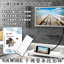 【萬用投影器】GKWire HDMI 手機螢幕投影棒