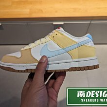 南🔥2024 4月 NIKE Dunk Low NN 低筒 籃球 緩震 復古 運動 休閒 女款 黃藍FZ4347-100