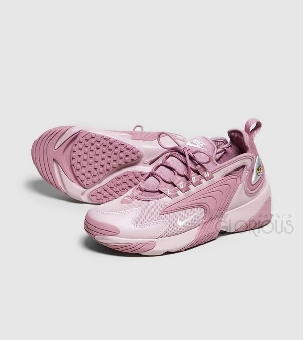 完售 勿下單 NIKE ZOOM 2K 白 黑 紫  AO0354-100 襪套 訓練 運動鞋【GL代購】