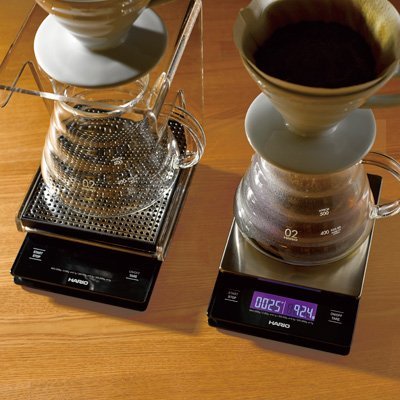 南美龐老爹咖啡 HARIO VSTMN-INT-2000HSV V60 不銹鋼秤面電子秤 咖啡秤 同步計時計重 觸碰式