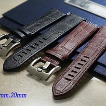 【時間探索】MONTBLANC 萬寶龍 代用進口高級寬孔錶帶車線款 ( 22mm.20mm) 適用各式錶款