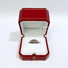 遠麗精品(板橋店) S3239 Cartier LOVE系列中板白K金戒指