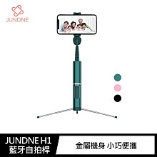 可360度旋轉~強尼拍賣~JUNDNE H1 藍牙自拍桿  90公分