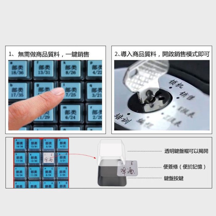 5Cgo【批發】收款機收銀機一體機超市餐飲點餐點單奶茶便利店母嬰水果店點餐機打印小賣部簡易收錢機打票點單-簡體語言